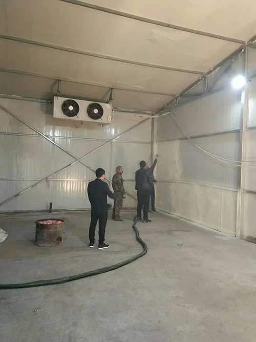 聚氨酯冷库保温喷涂(图1) 聚氨酯冷库保温喷涂案例