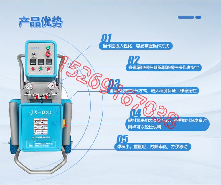 JX-Q30气动聚脲喷涂机4 JX-Q30气动聚脲喷涂机4