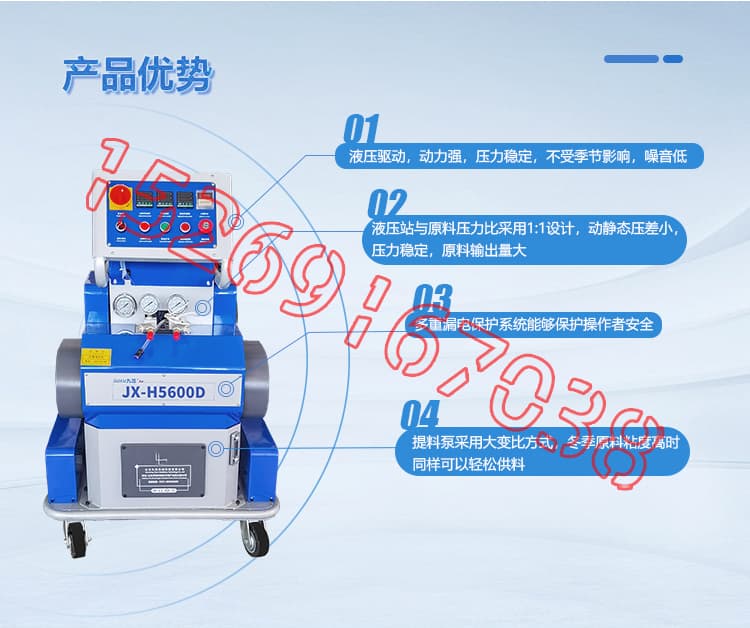 JX-H5600液压聚氨酯发泡机设备详情介绍图片4